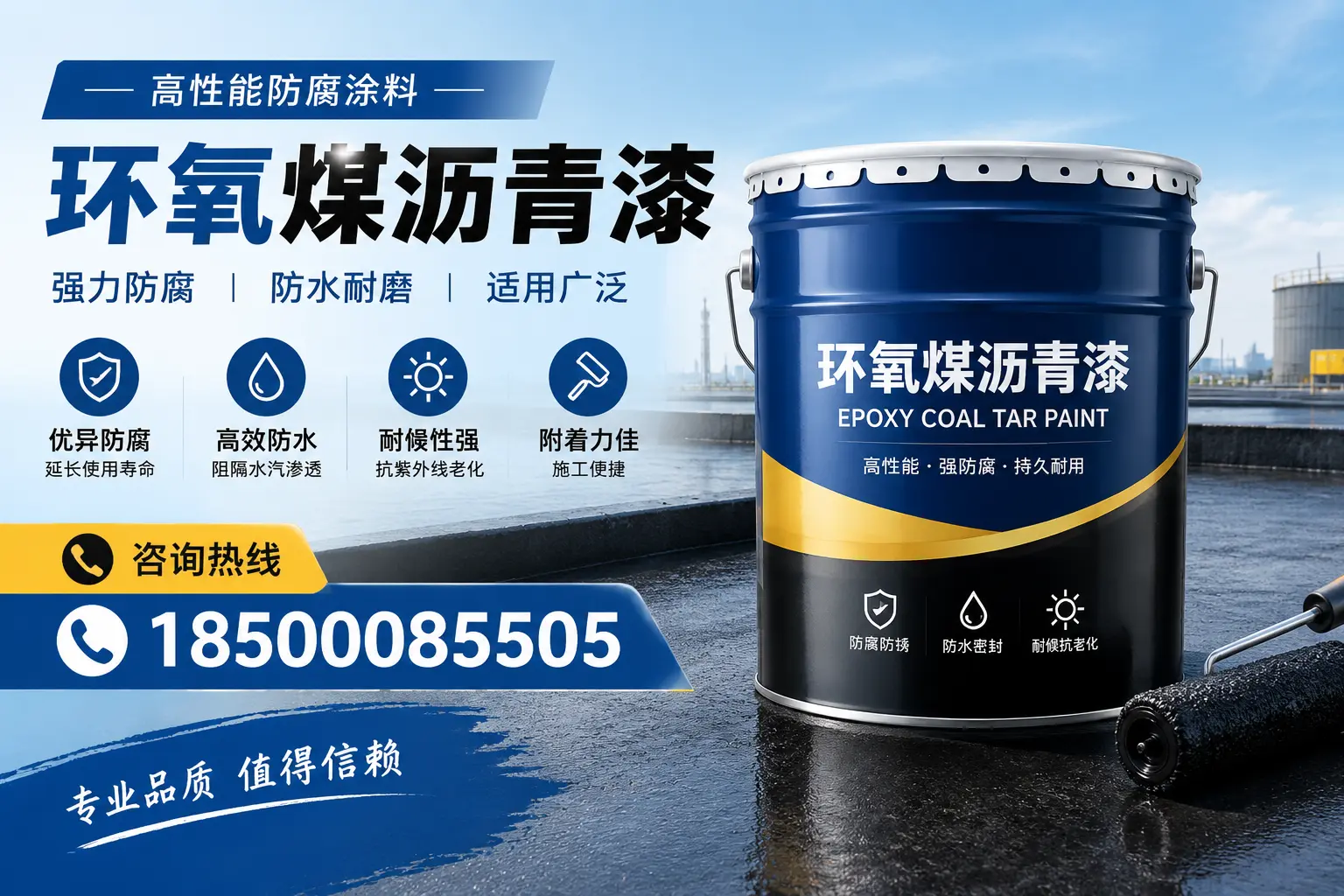 环氧煤沥青漆的主要成分与功能，昌江用户深度了解
